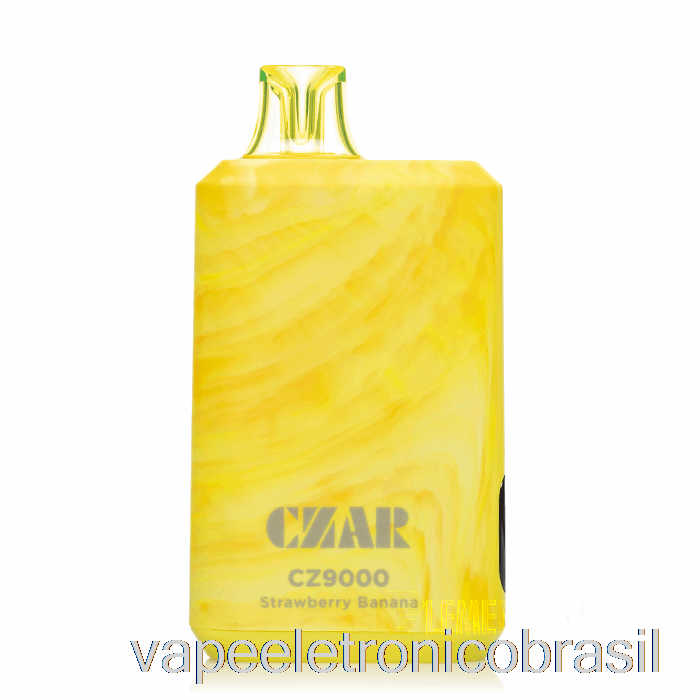 Vape Recarregável Czar Cz9000 Descartável Morango Banana